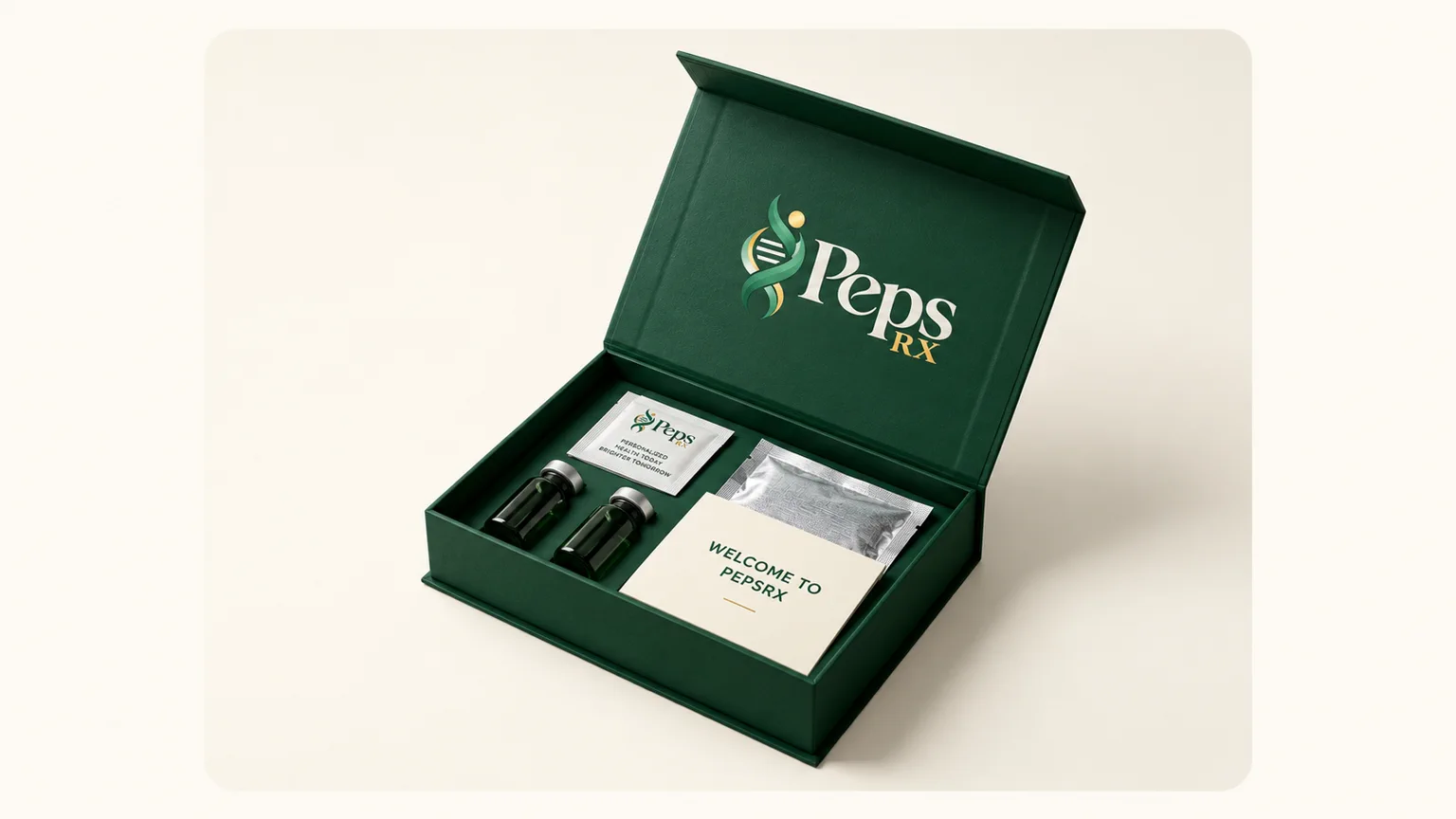 Peps RX treatment kit prepared for home delivery